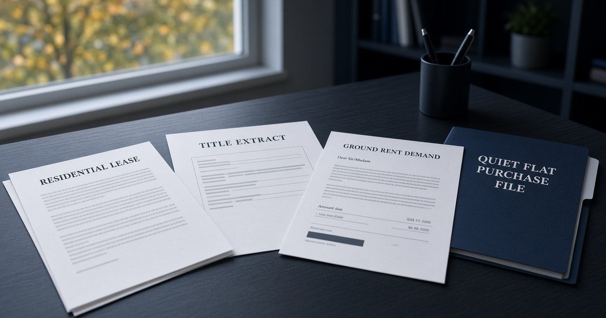 What leasehold and ground rent evidence a specialist lender wants before pricing a bridge