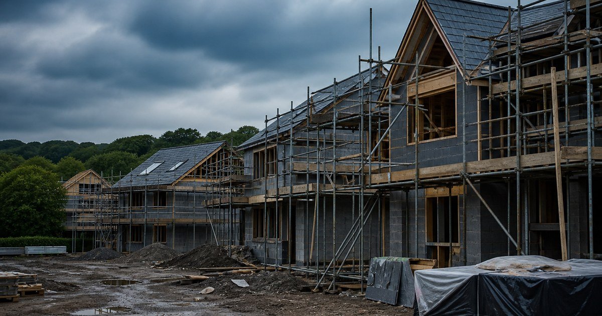 August Construction PMI slips as housebuilding leads the fall